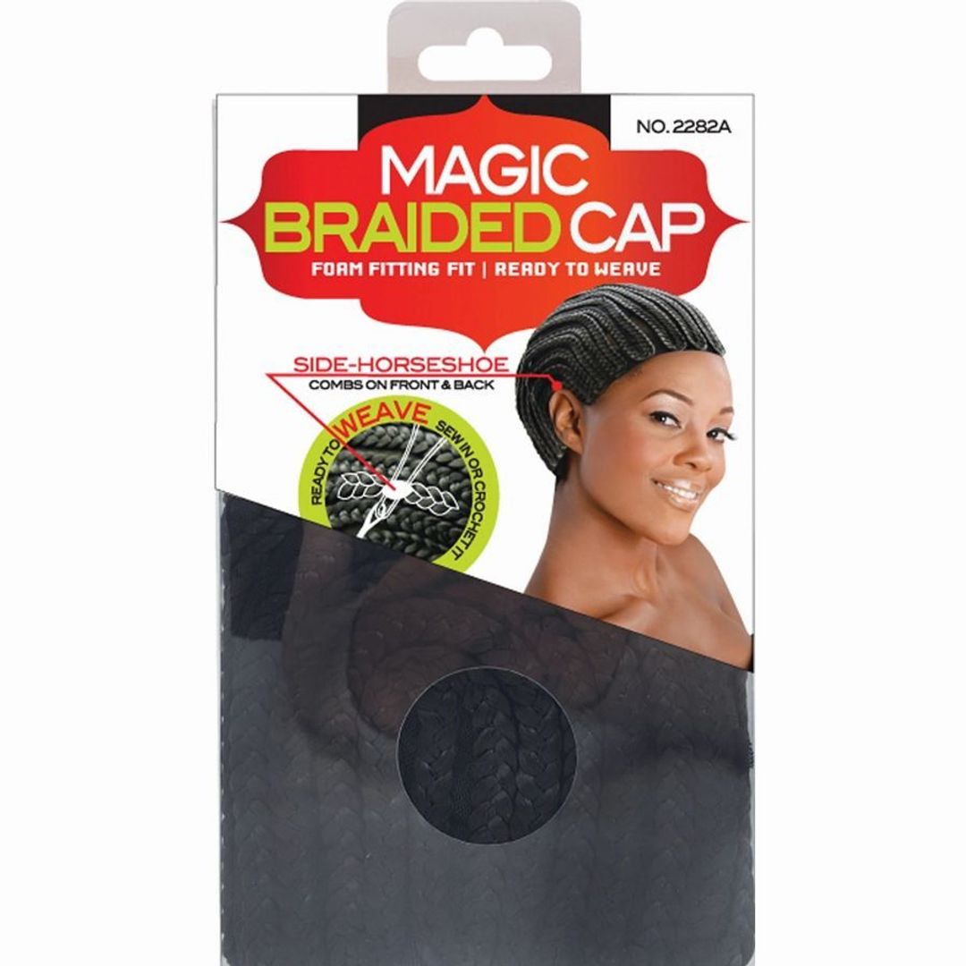 Magic Collection Side Horseshoe Braided Cap -2282a