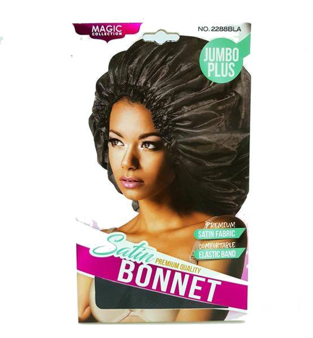 Magic Collection Jumbo Plus Satin Bonnet - 2288bla