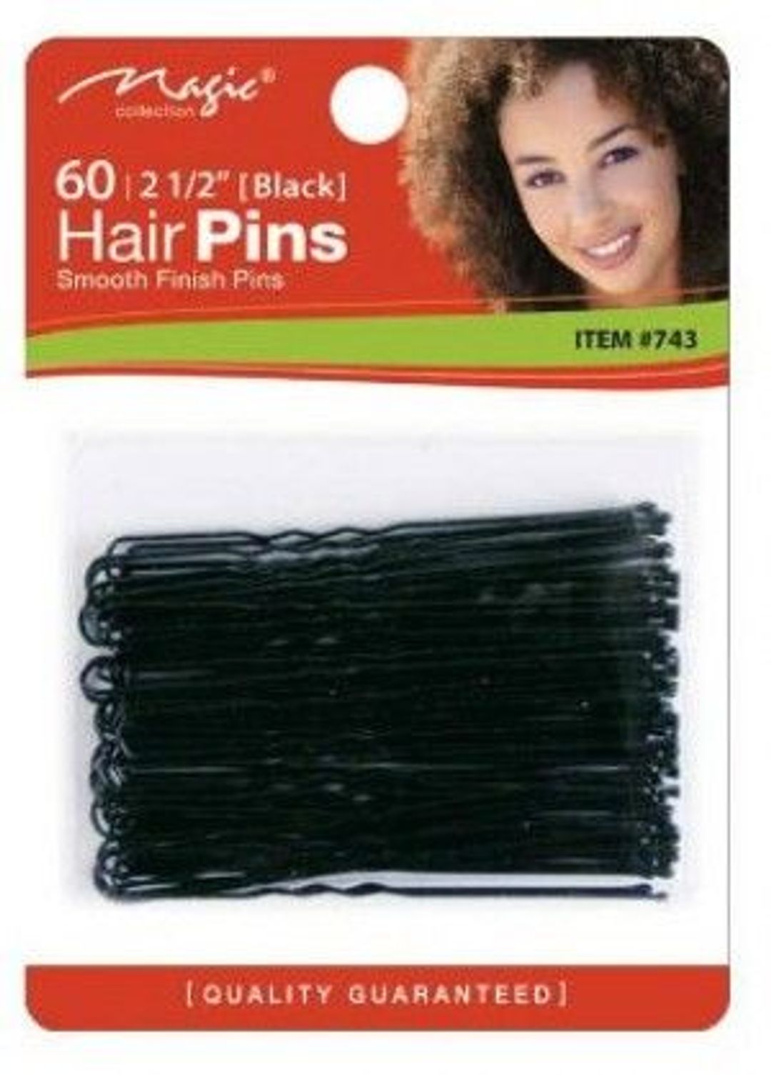 Magic Collection 60 Hair Pins - 743blk