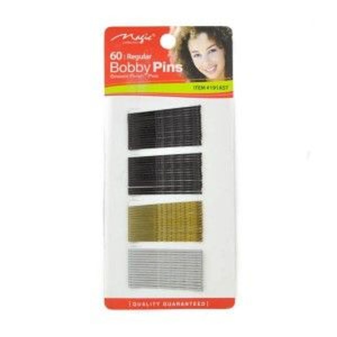 Magic Collection 60 Regular Bobby Pins - 191ast - Assorted Colors