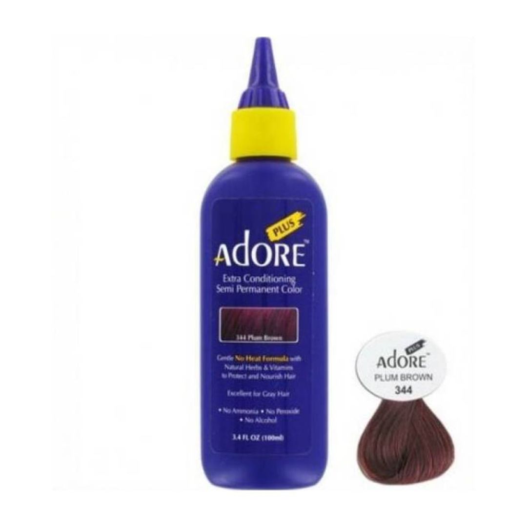 Adore Extra Conditioning Hair Colour - Plum Brown
