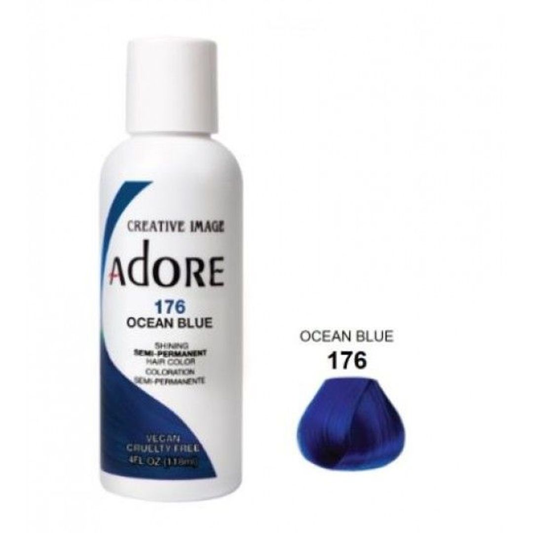 Adore Semi Permanent Hair Colour - Ocean Blue