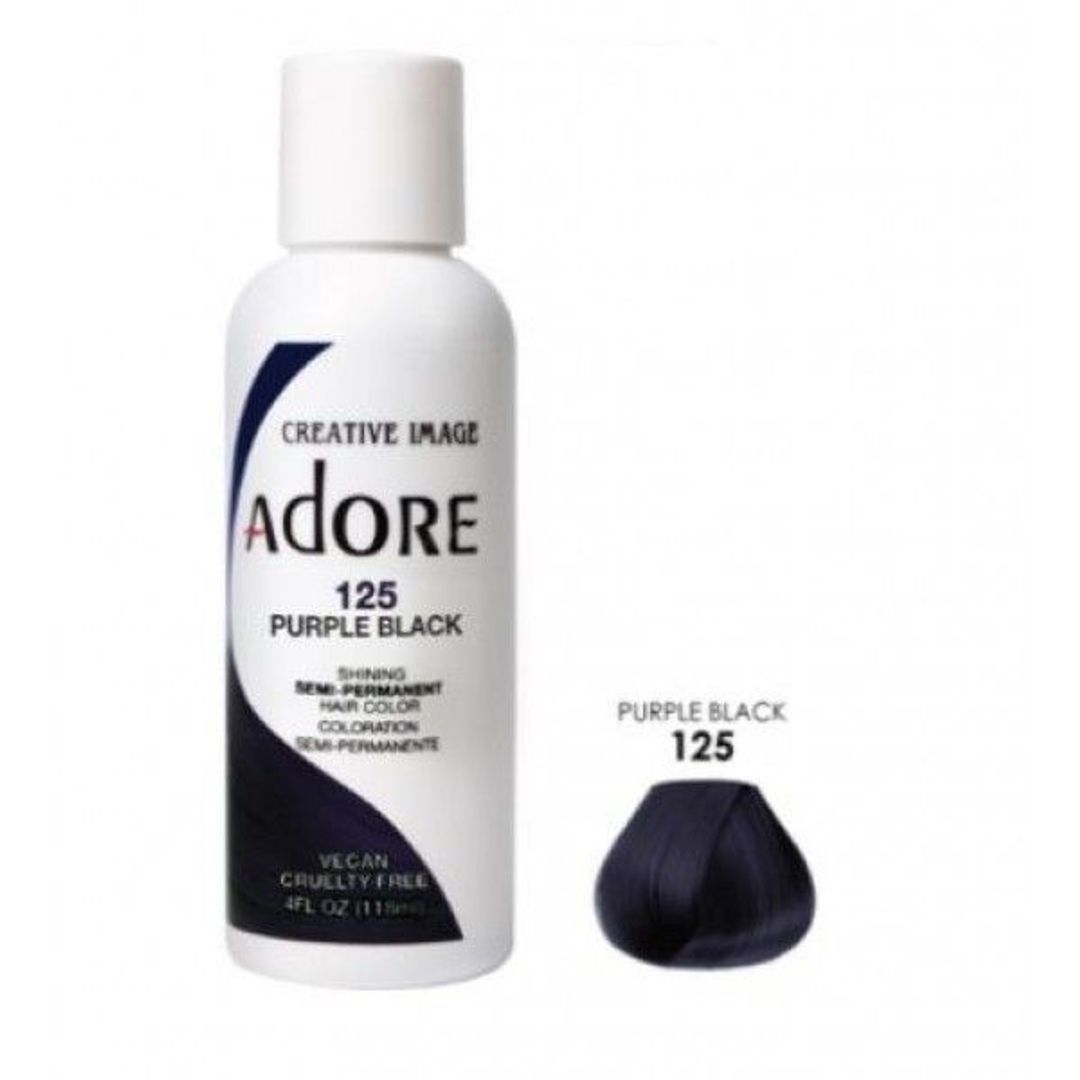 Adore Semi Permanent Hair Colour - Purple Black