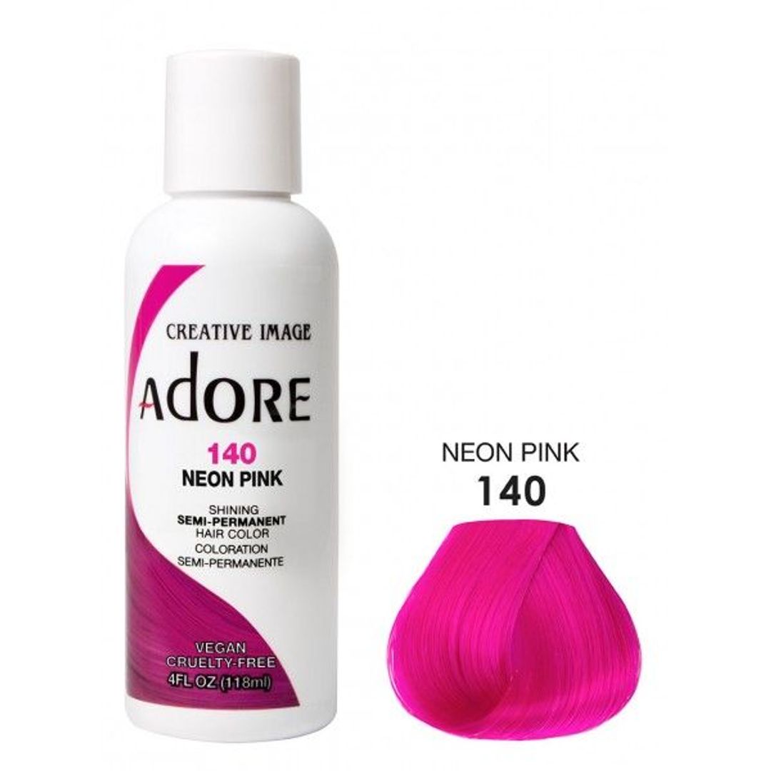Adore Semi Permanent Hair Colour - Neon Pink