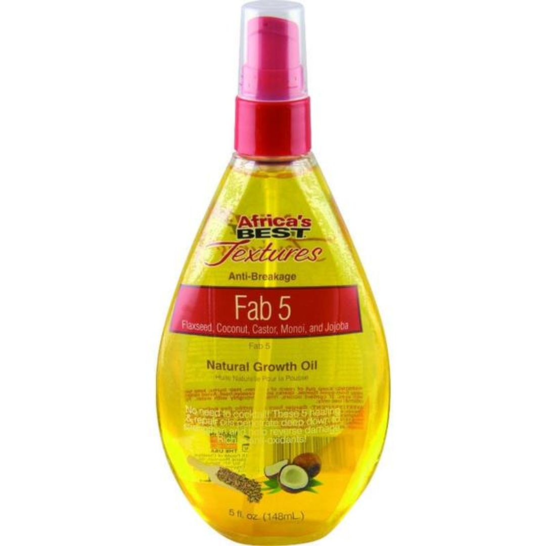 Africa's Best Textures Fab 5 Natural Growth Oil - 148ml