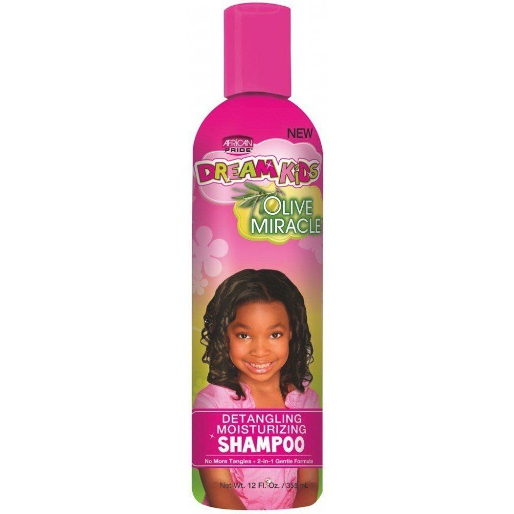 African Pride Dream Kids Olive Miracle Detangling Moisturizing Shampoo - 355ml