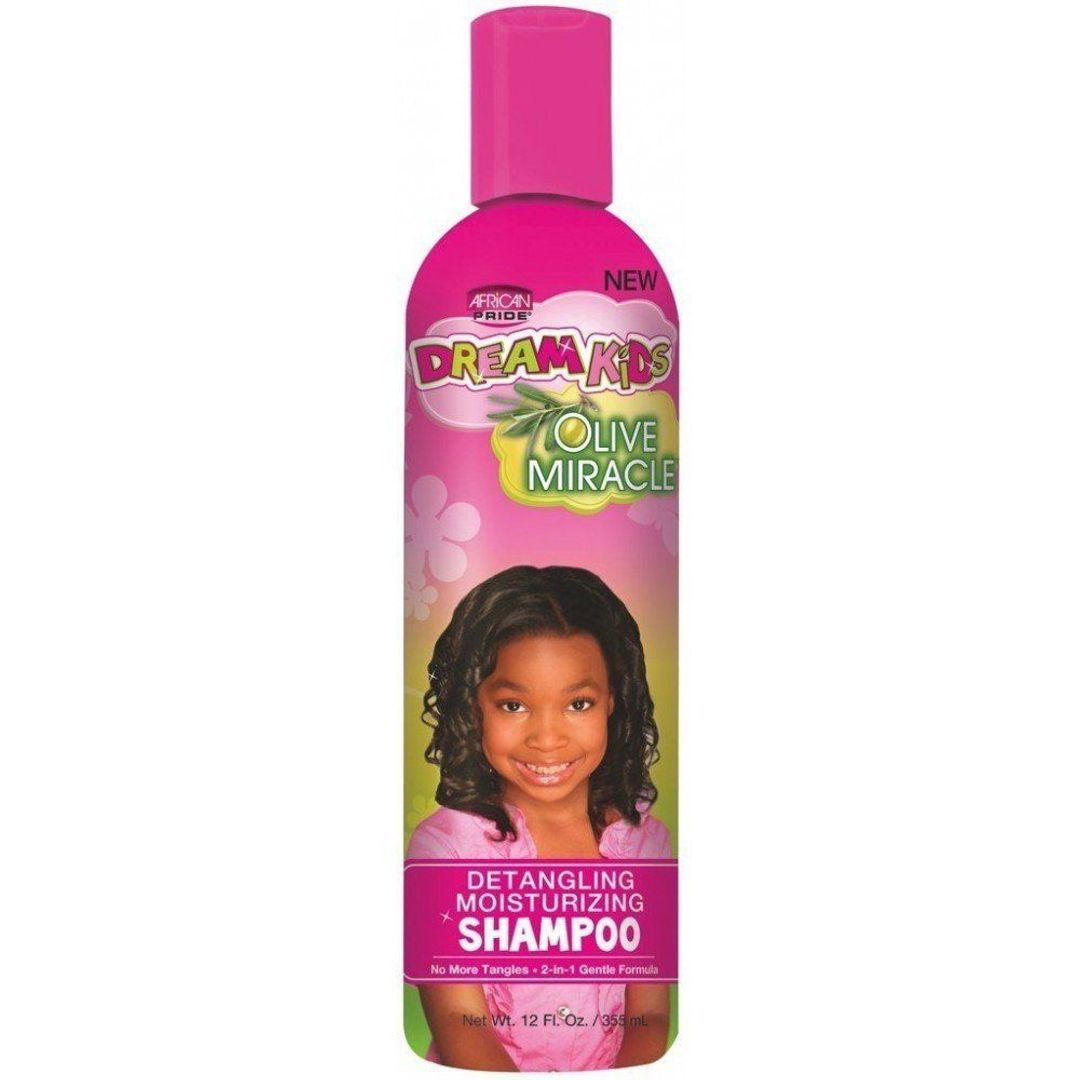 African Pride Dream Kids Olive Miracle Detangling Moisturizing Shampoo - 355ml