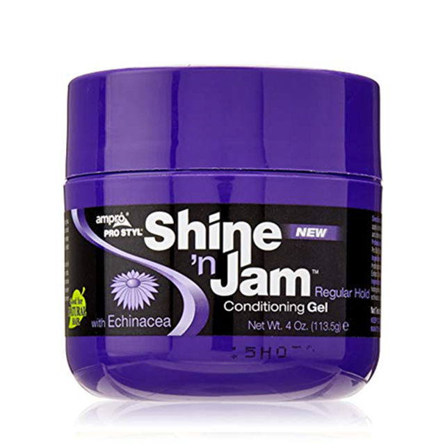 Ampro Shine 'n Jam Conditioning Gel Regular Hold 4oz Cosmetize UK