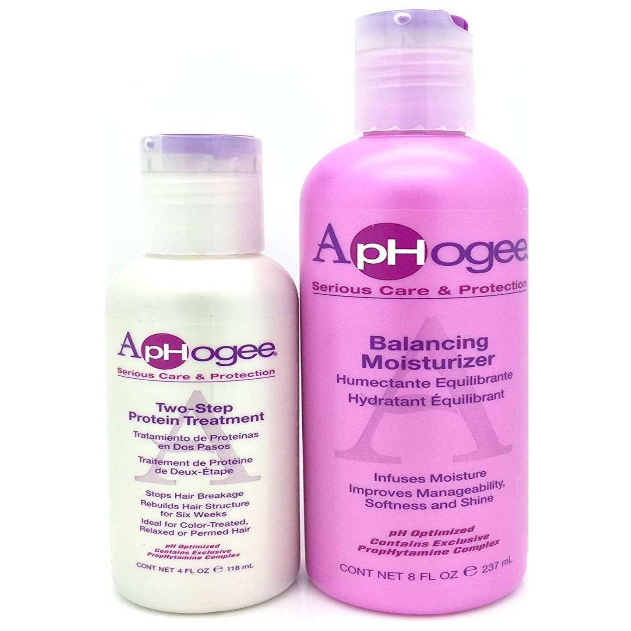 ApHogee Two-Step Protein Treatment & Balancing Moisturizer 4oz - 8oz
