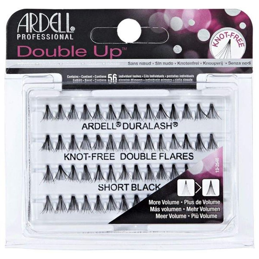 Ardell Double Individuals Knot Free Double Flares - Black Short