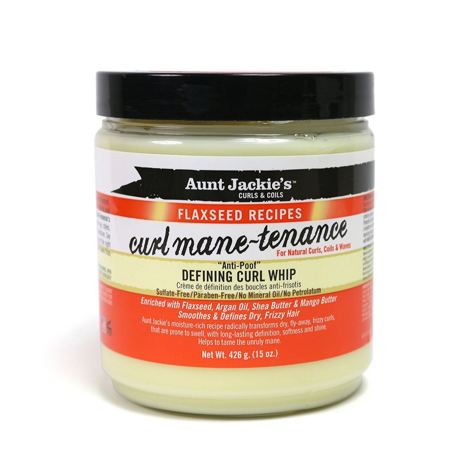 Aunt Jackie's Flaxseed Recipes Curl Mane-tenance Defining Curl Whip 15oz