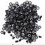 Beauty Works Aluminium Micro Rings - Black,500
