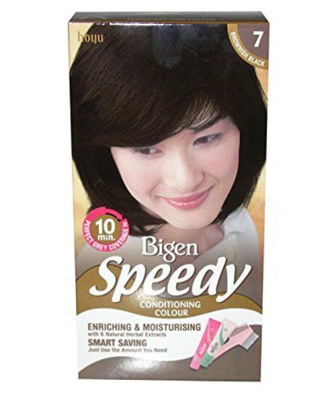 Bigen Women's Speedy Conditioning Colour - Brownish Black 7