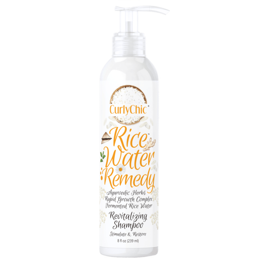 CurlyChic Rice Water Remedy Revitalizing Shampoo - 8oz