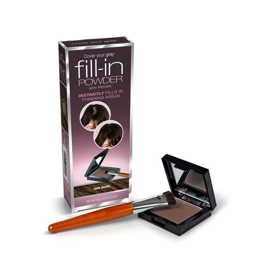 Cover Your Gray Fill In Powder - 6.8g,Dark Brown