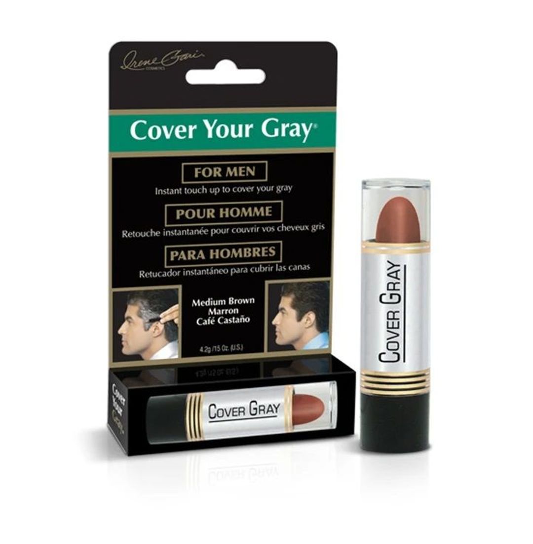 Cover Your Gray Men's Touch-up Stick - 4.2g,Medium Brown