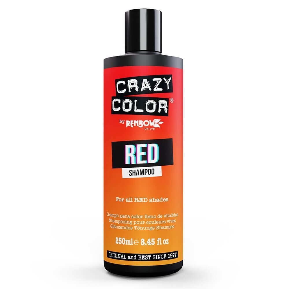 Crazy Color Rainbow Red Shampoo 250ml