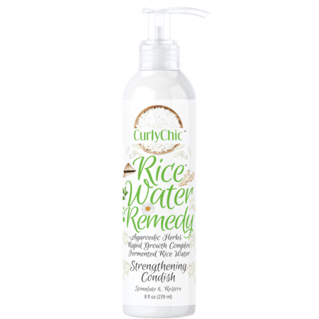 CurlyChic Rice Water Remedy Strengthening Condish 8oz