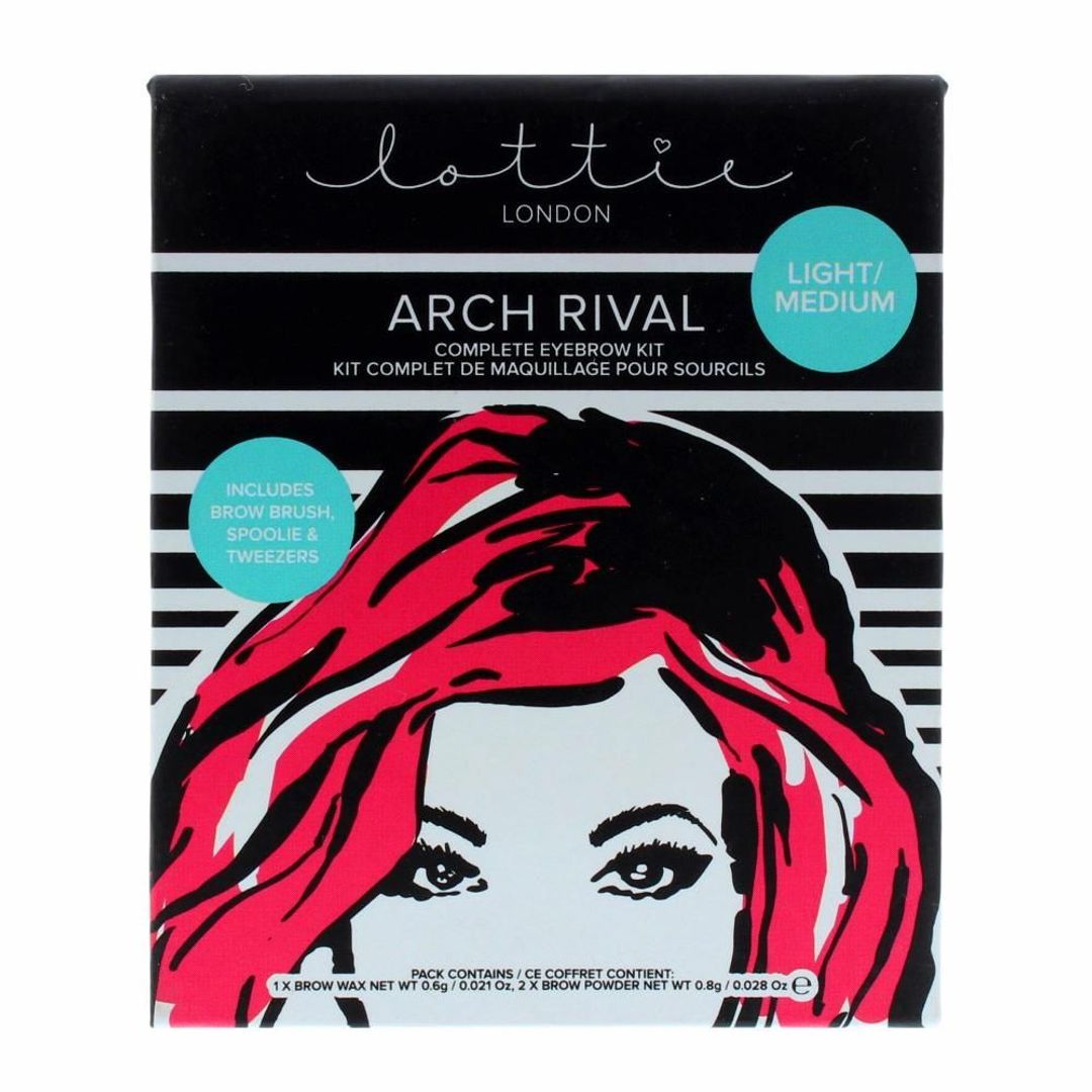 Lottie London Arch Rival Brow Shaping Kit - Light Medium