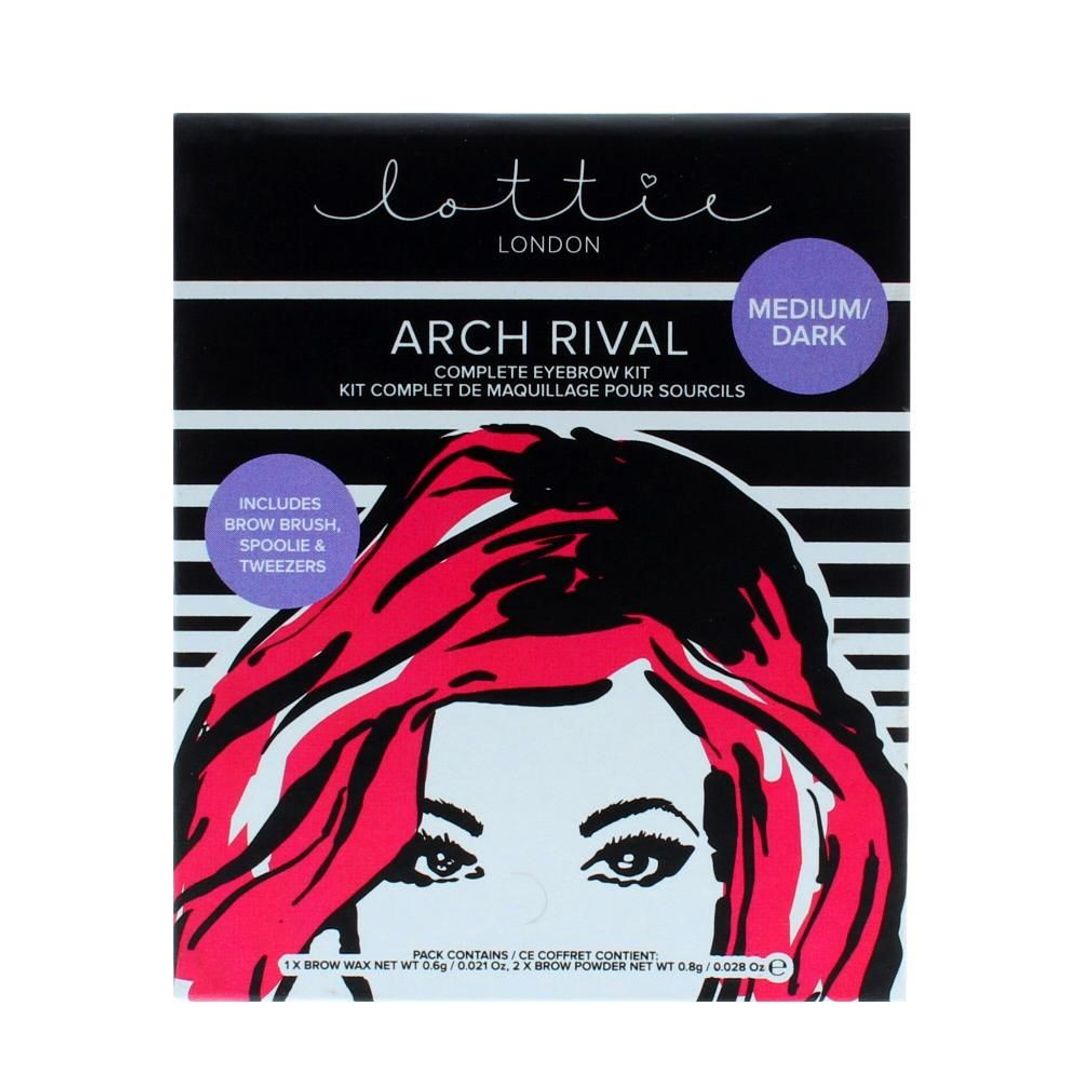 Lottie London Arch Rival Brow Shaping Kit - Medium Dark