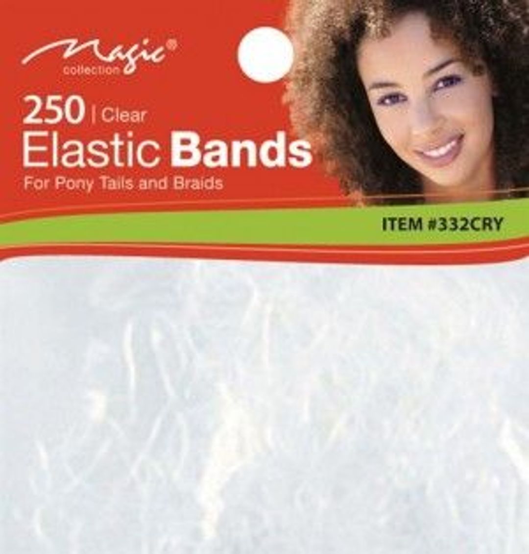 Magic Collection 250 Elastic Bands Crystal - 332