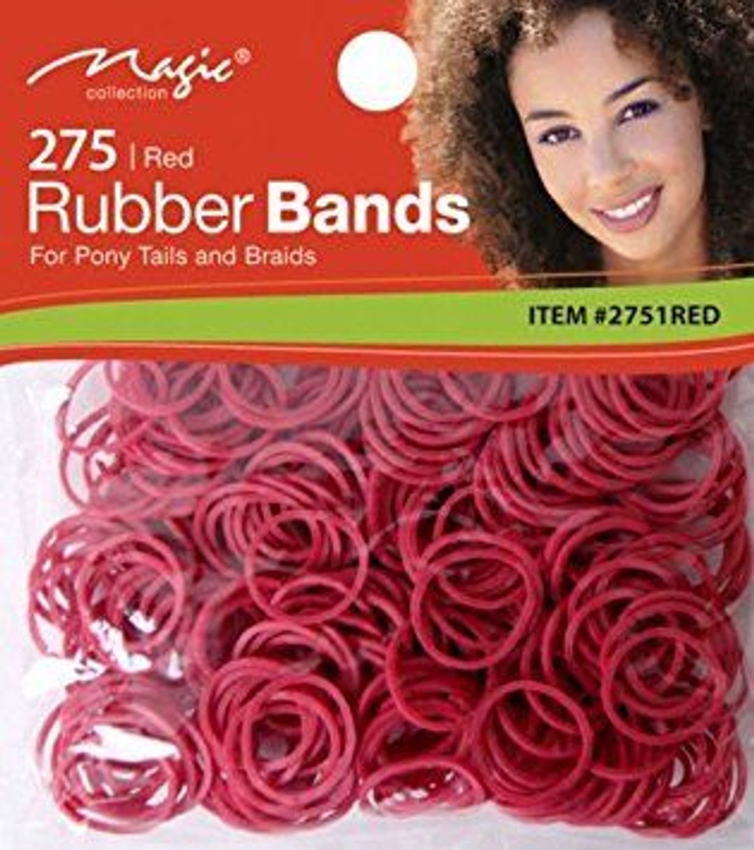 Magic Collection 275 Rubber Bands Red - 2751