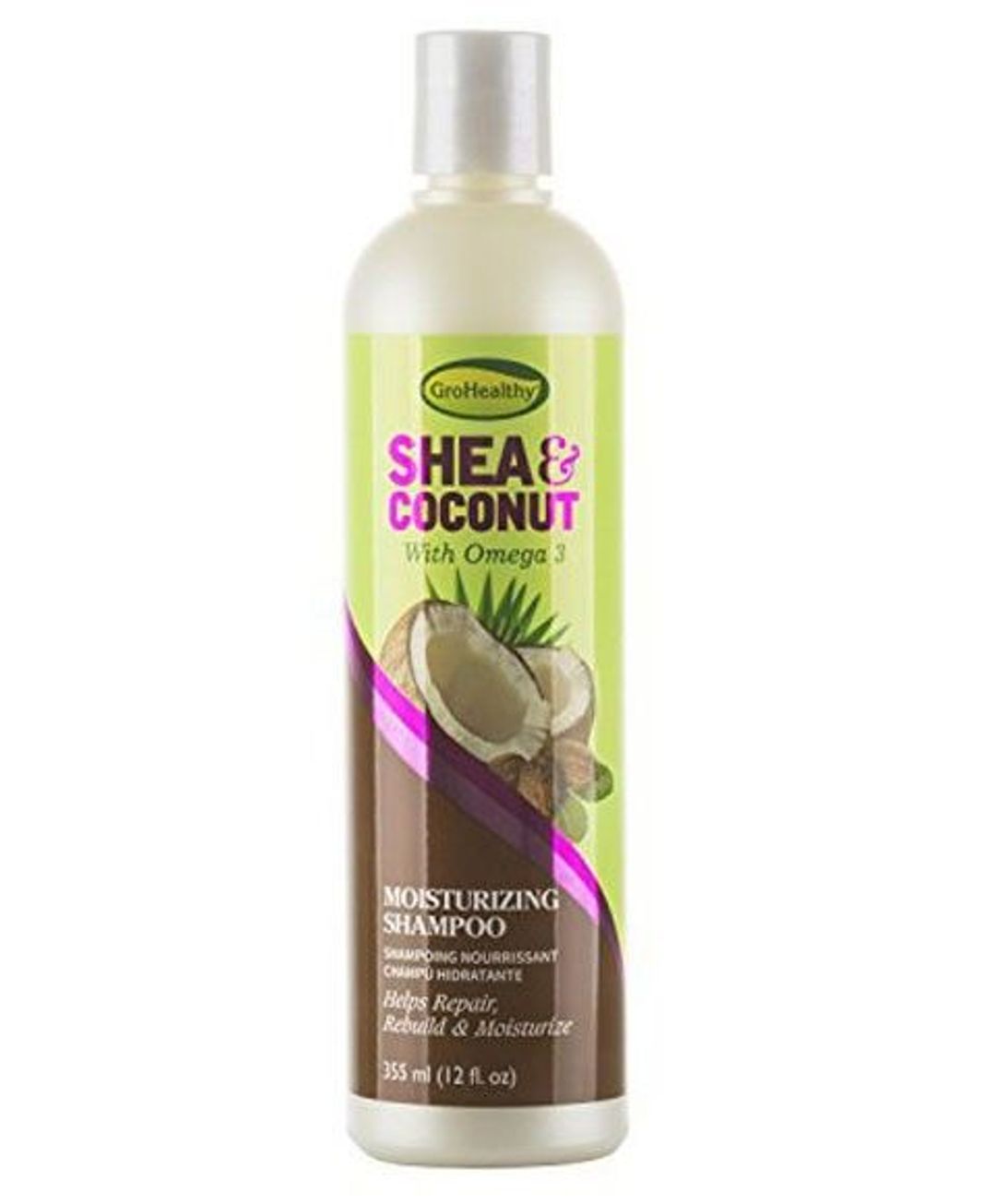 Sofn'Free GroHealthy Shea & Coconut Moisturizing Shampoo - 12oz