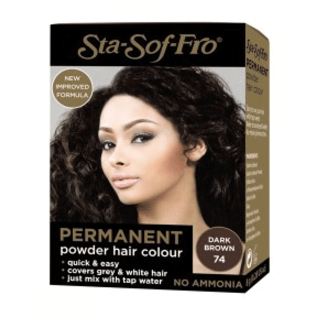 Sta-Sof-Fro Permanent Powder Hair Colour - Dark Brown