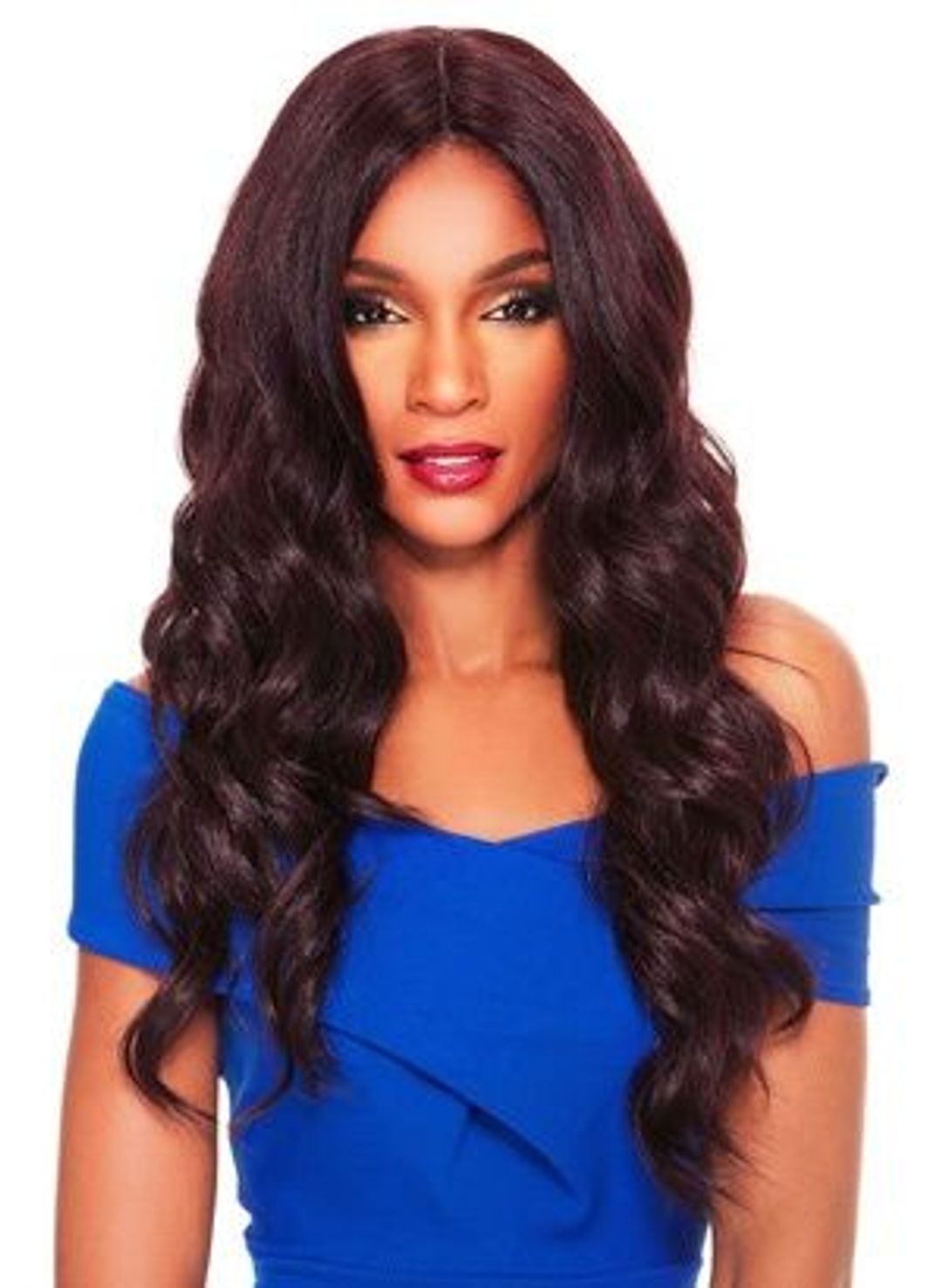 Sleek Spotlight 101 Chrissy Synthetic Lace Parting Wigs - Natural Black