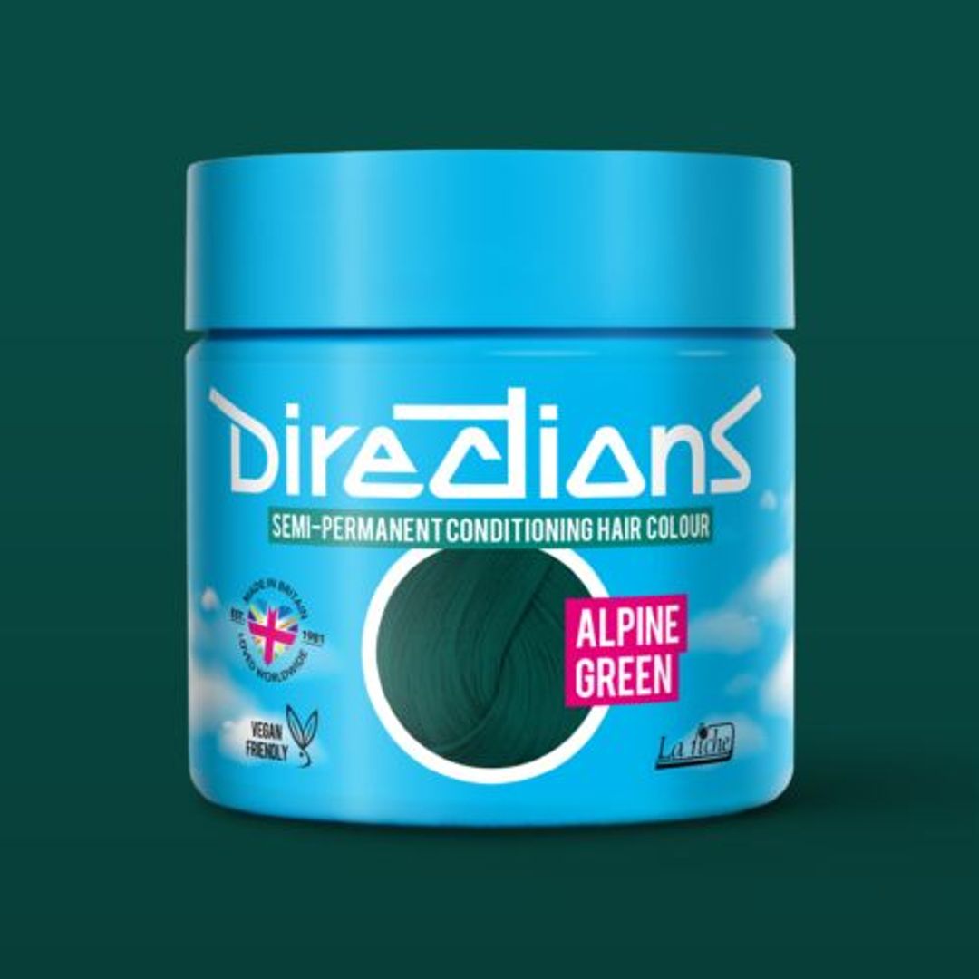 Directions Semi Permanent Hair Colour - Alpine Green (Pack Of 4)