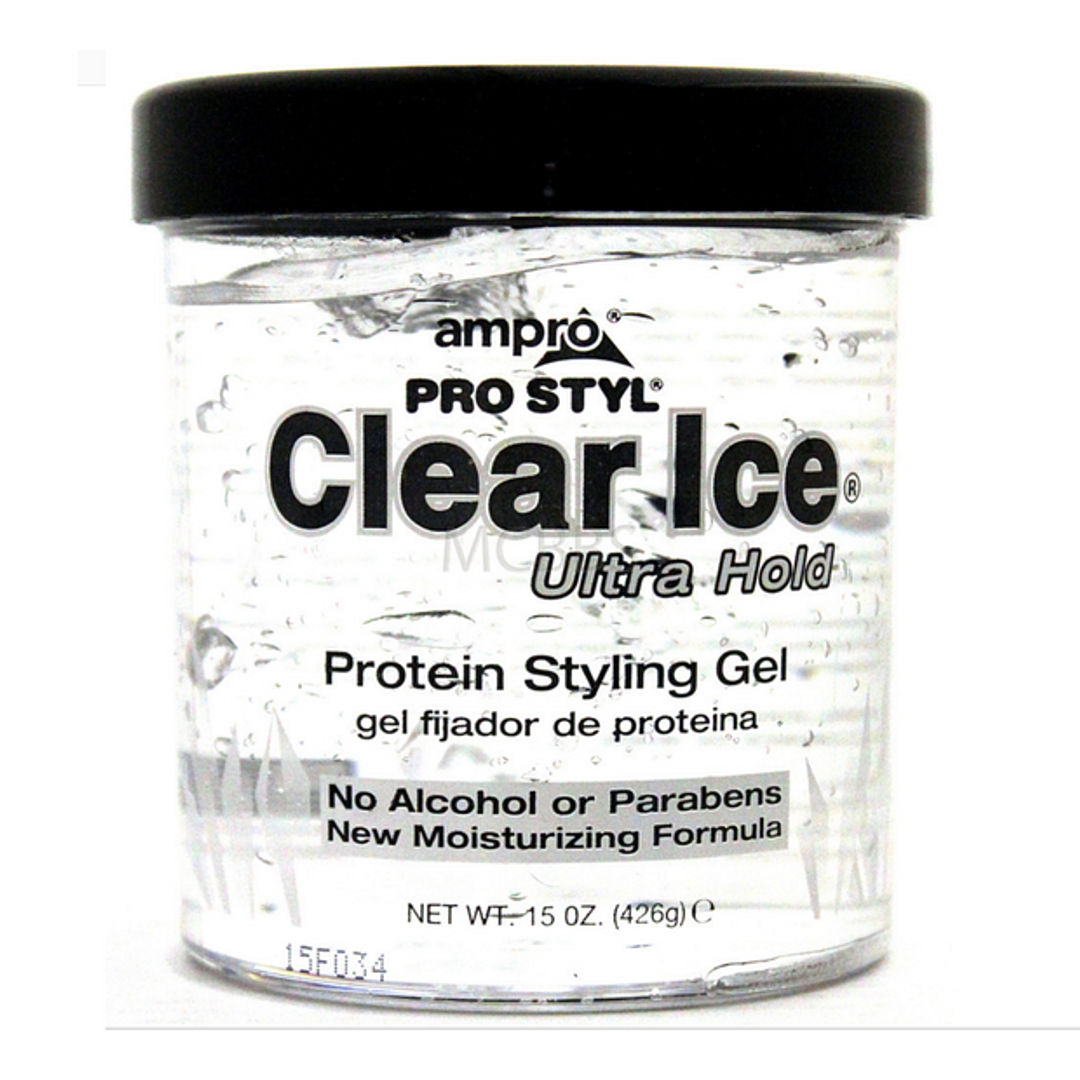 Ampro Pro Styl Clear Ice Ultra Hold Protein Styling Gel - 15oz