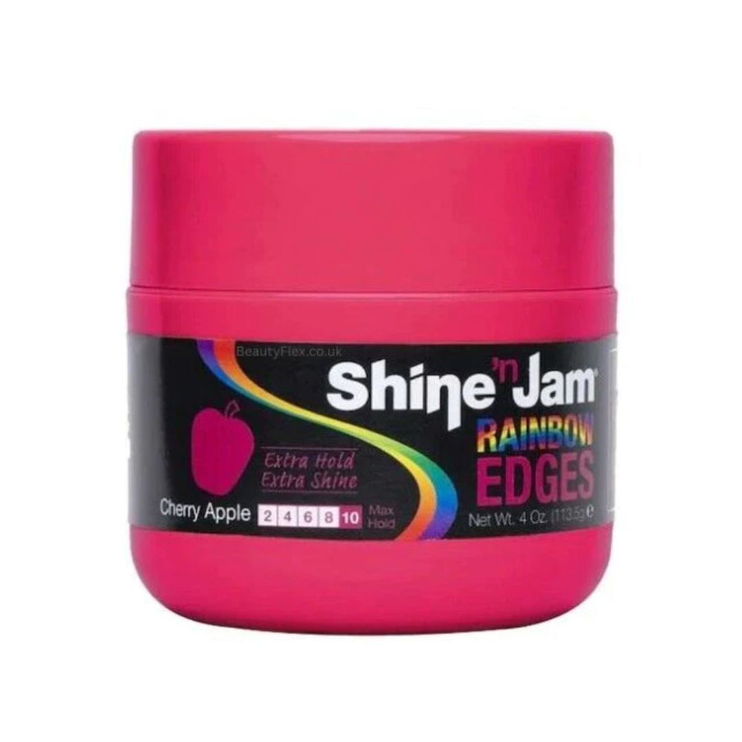 Ampro Shine 'n Jam Rainbow Edges Strawberry 4oz Cosmetize UK