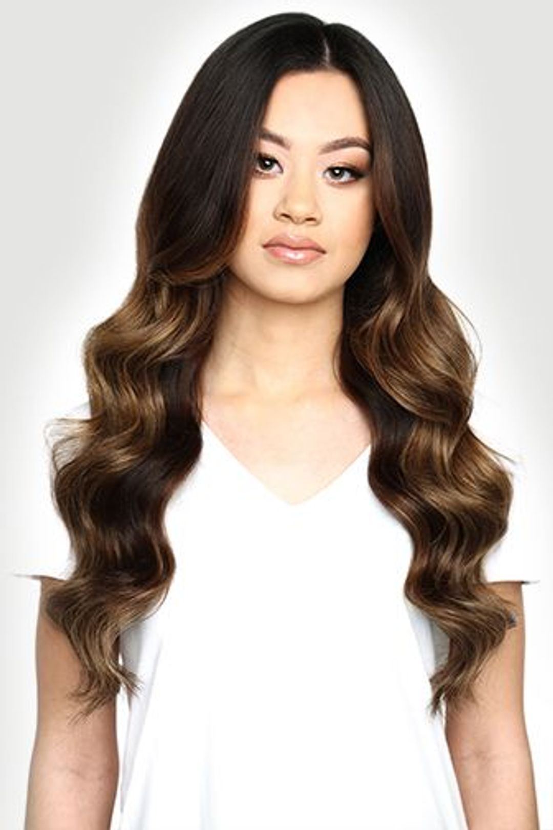 Beauty Works Deluxe Clip-In Hair Extensions - Caramel,20"