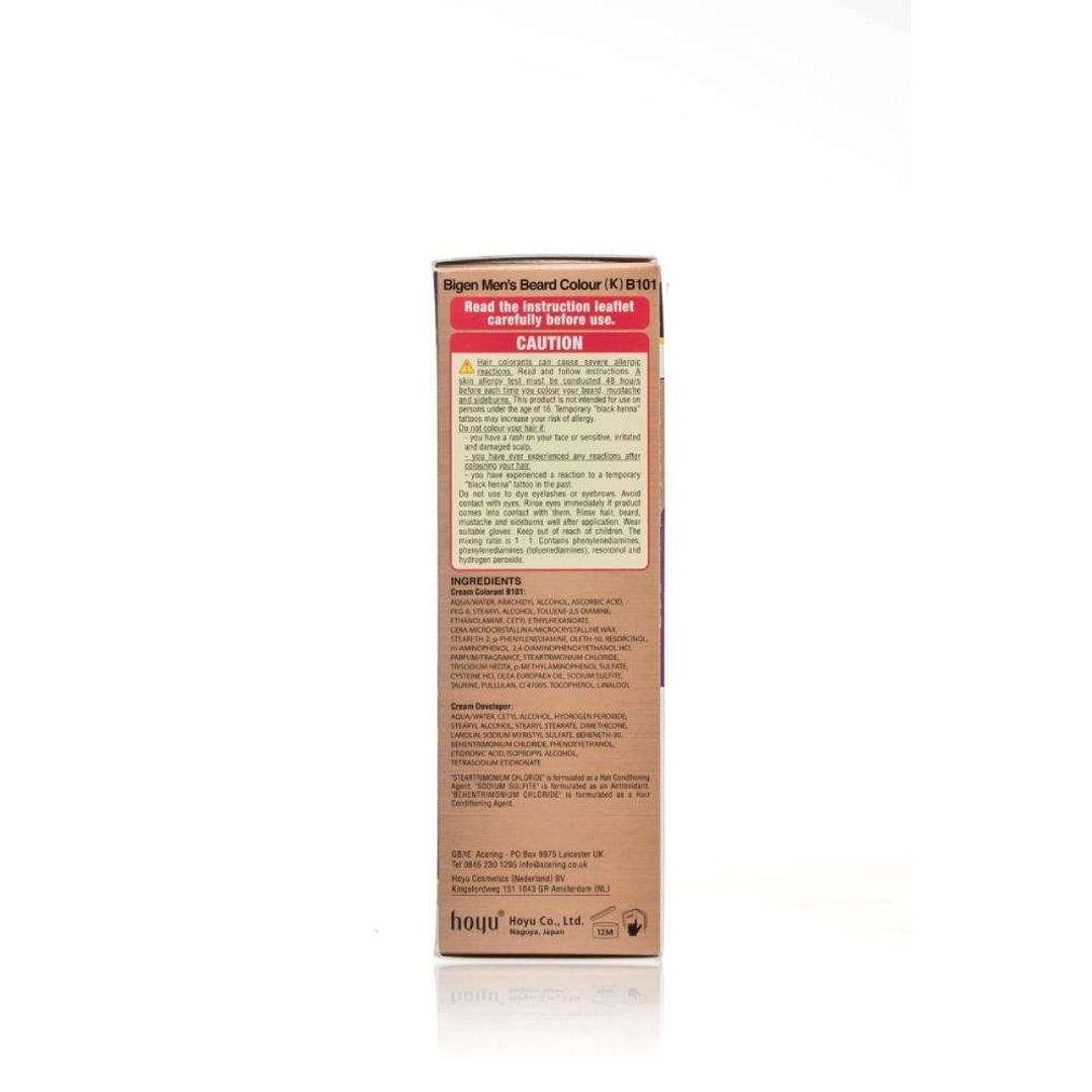 Bigen Men's Beard Colour - Natural Black B101