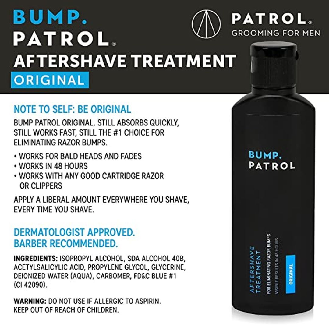 Bump Patrol Original Strength Aftershave - 2oz