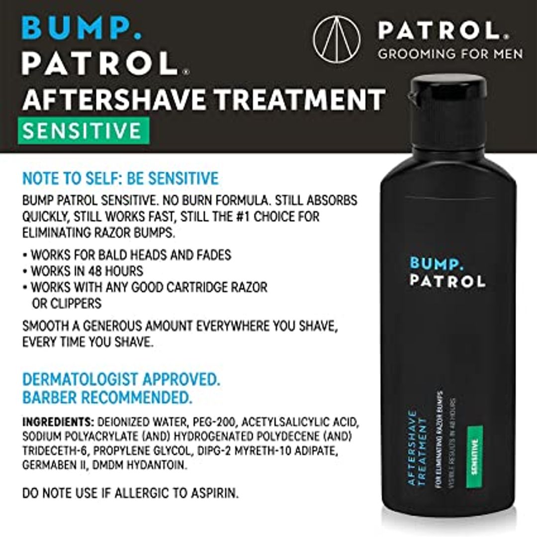 Bump Patrol Sensitive Strength Aftershave - 2oz