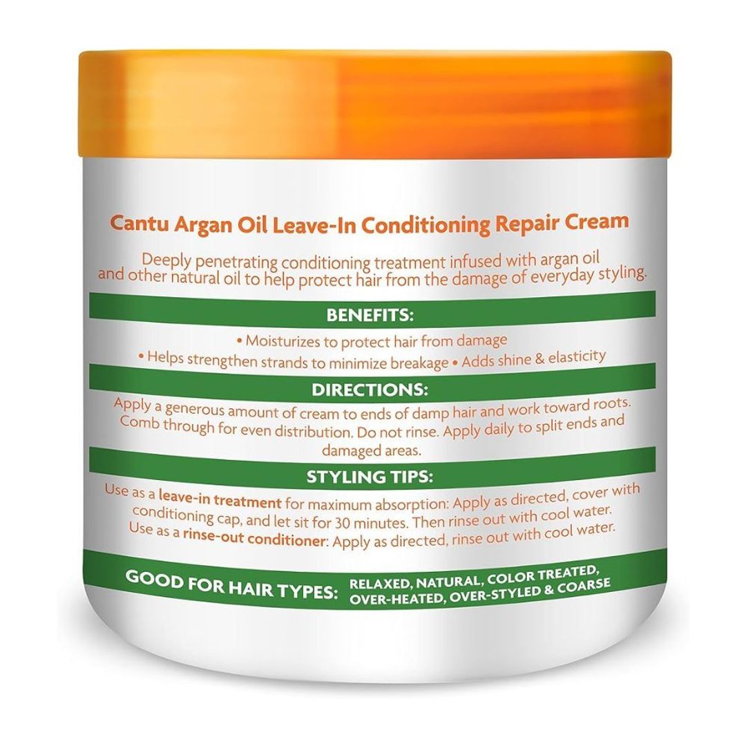 Cantu Argan Oil Leave-in Conditioning Repair Cream - 453g