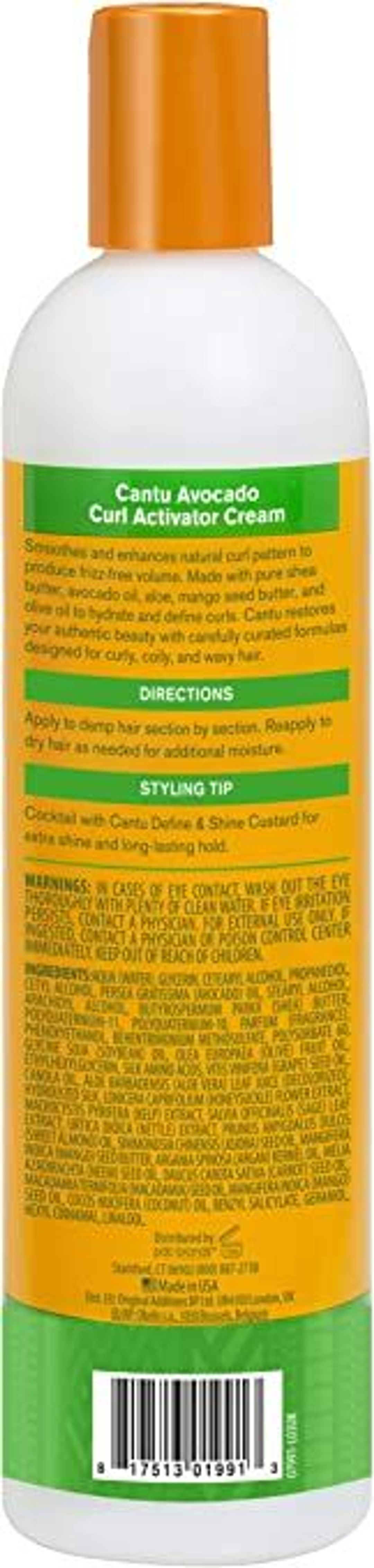Cantu Avocado Hydrating Curl Activator Cream - 355ml
