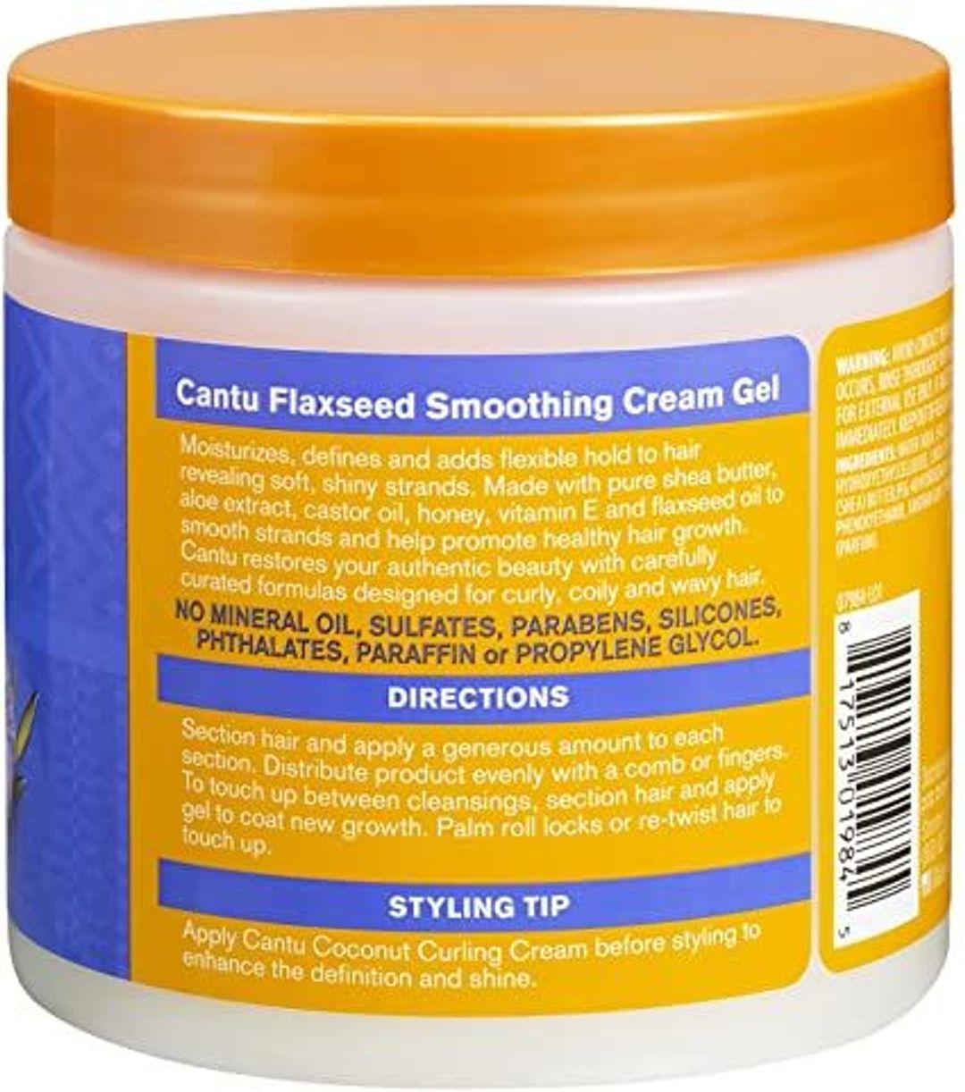 Cantu Flaxseed Smoothing Cream Gel - 453g
