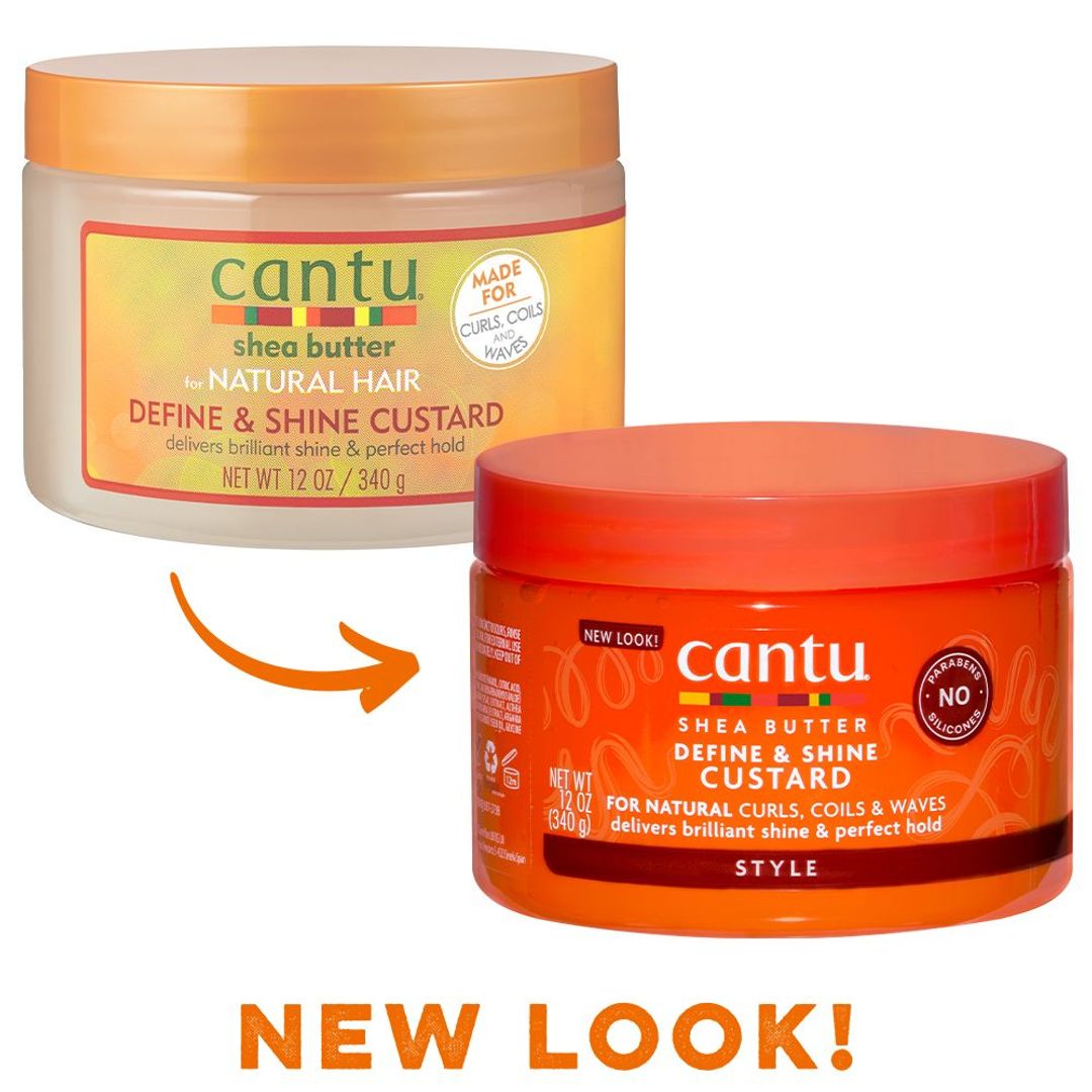 Cantu Shea Butter For Natural Hair Define & Shine Custard 340g