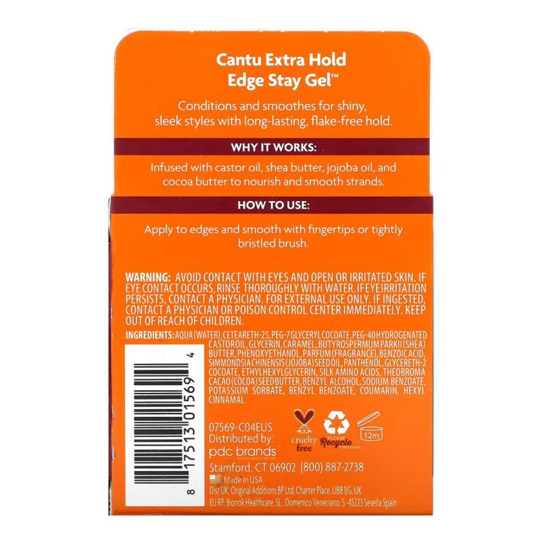 Cantu Shea Butter Extra Hold Edge Stay Gel - 2.25oz