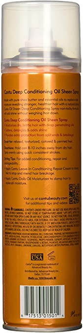 Cantu Shea Butter Oil Sheen Deep Conditioning Spray 283g | Cosmetize UK