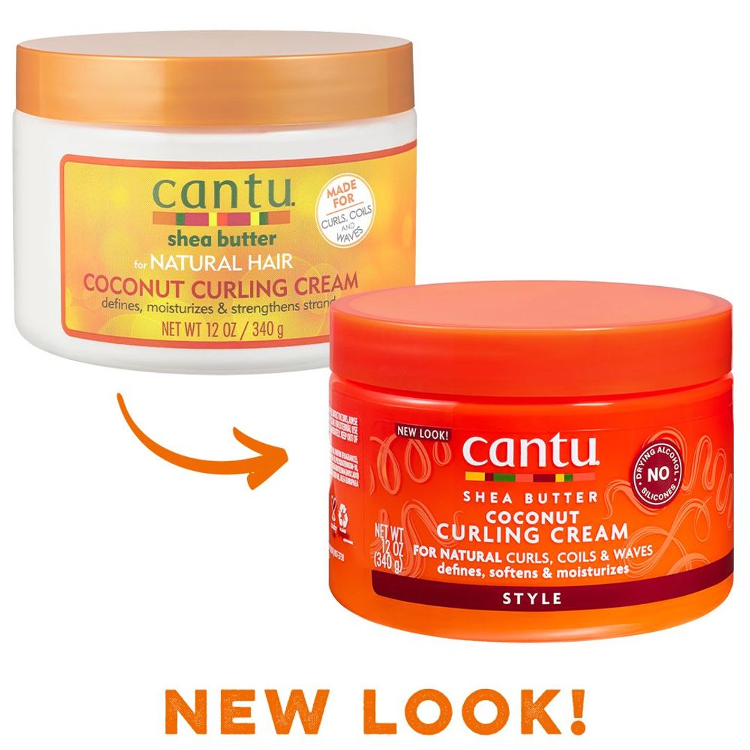 Cantu Shea Butter for Natural Hair Coconut Curling Cream 340g Cosmetize UK