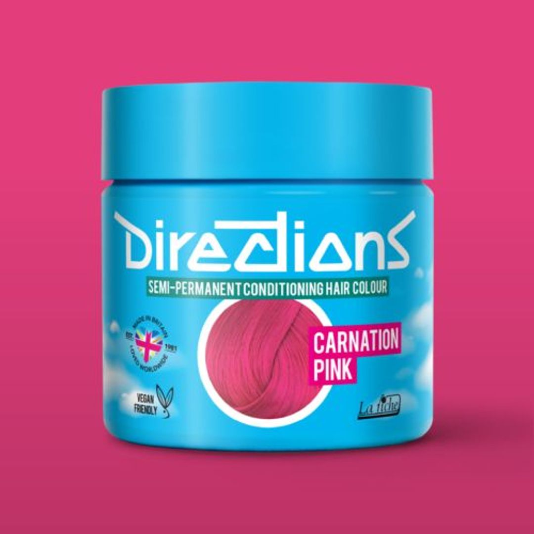 Directions Semi Permanent Hair Colour - Carnation Pink (Pack Of 4)