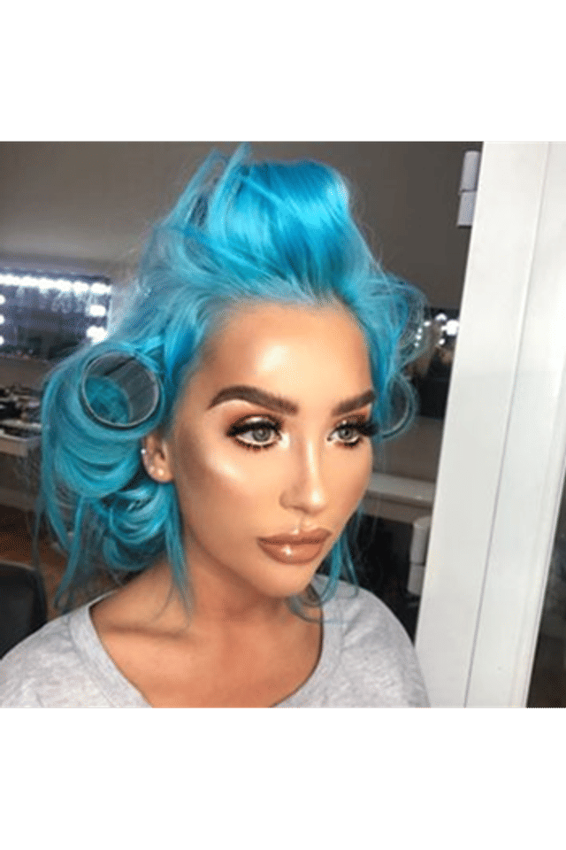 Crazy Color Semi Permanent Hair Color Cream Bubblegum Blue Cosmetize UK