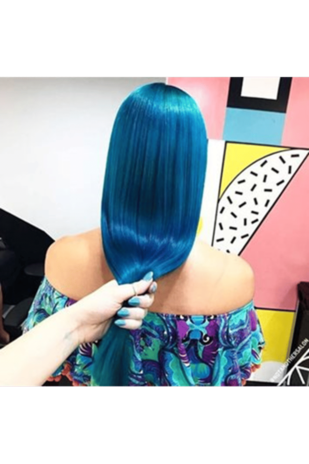 Crazy Color Semi Permanent Hair Color Cream - Capri Blue