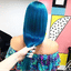 Crazy Color Semi Permanent Hair Color Cream - Capri Blue