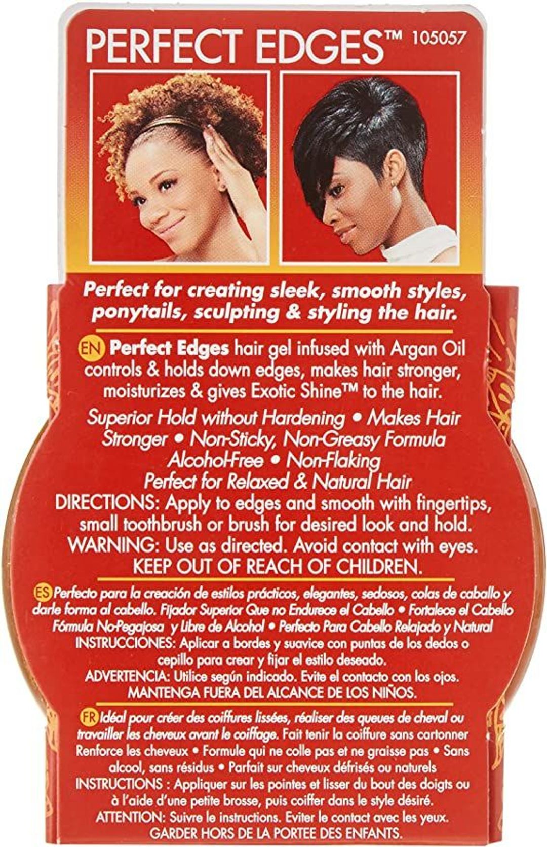 Creme Of Nature Argan Oil Perfect Edges For Hold & Control - 2.25oz
