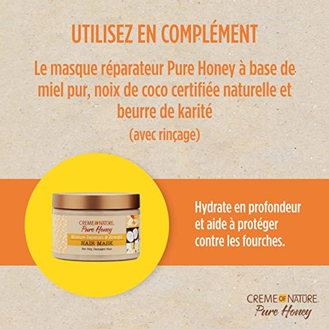 Creme Of Nature Pure Honey Moisture Replenish & Strength Hair Mask - 11.5oz