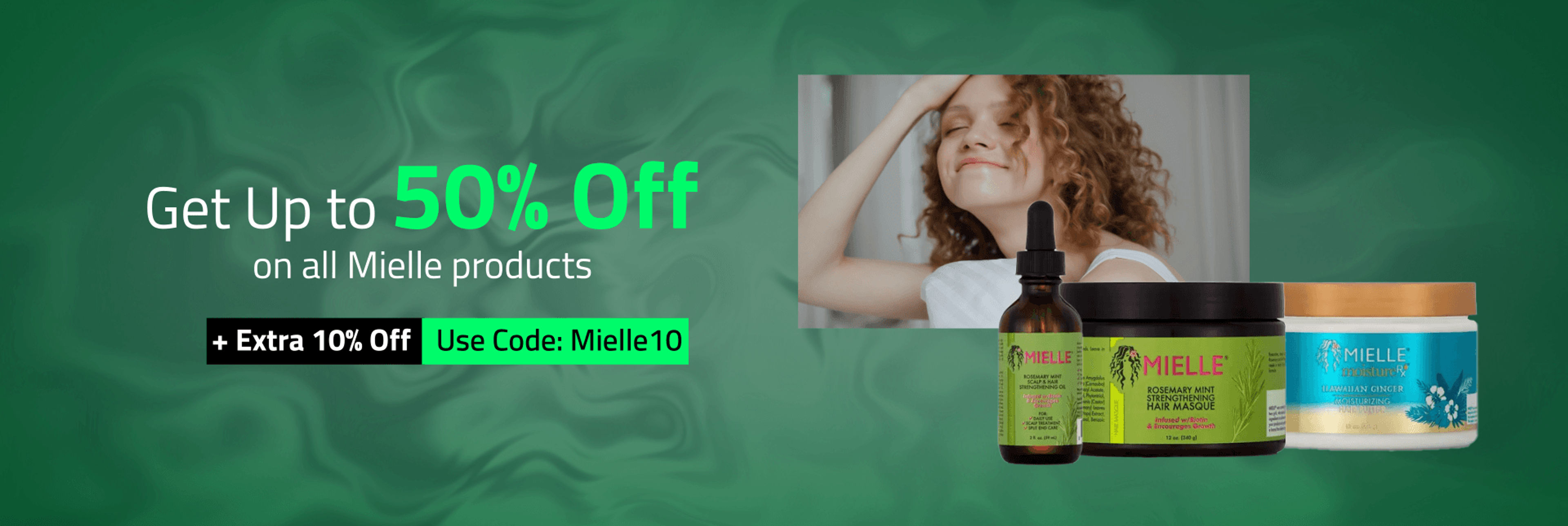 Get Up to 50% off on all keracare products + Extra 10% off by using code